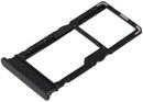 Bandeja SIM dual negra para Samsung Galaxy A06 5G, repuesto A066, porta chip resistente.