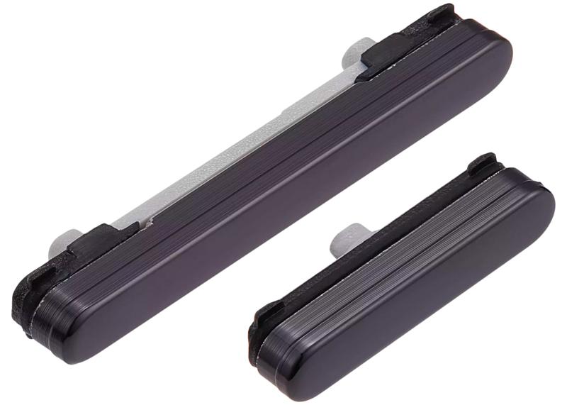 Repuestos de botones de control (Encendido / Volumen) para Samsung Galaxy S23 5G / S23 Plus 5G (Negro Phantom) en Guatemala.