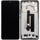 Pantalla Xiaomi Poco X6 Pro refurbished con marco amarillo, ideal para reparación de display LCD y cambio de frente.