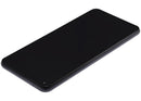 Pantalla OLED negra restaurada con marco para Xiaomi Mi 11 Lite 5G NE, ideal para reparación de display.
