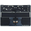 Tapa superior Apple MacBook Air 15 A3114 M3 2024 midnight con teclado US ANSI y batería, repuesto OEM.