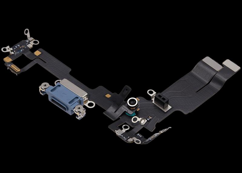 Cable Flex de puerto de carga para iPhone 14 (Azul)