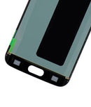 Pantalla Samsung Galaxy S6 Edge usada, color negro, display AMOLED con cristal curvo. Ideal para repuesto y reparación.