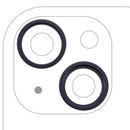 10 aros de bisel de cámara trasera color Midnight para iPhone 14 / 14 Plus (modelos A2649, A2881).