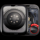 Tapa trasera Apple Watch Series 8 45mm de aluminio Space Black, repuesto para reparación, back cover.