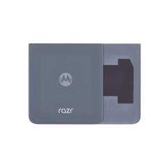 Compra la tapa trasera inferior de vidrio OEM original en Guatemala para Motorola Razr 40 (XT2323 / 2023) en color Verde Sedona.