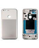 Tapa trasera de cristal blanca para Google Pixel 5, repuesto G-2PW4100/G-2PW4200.