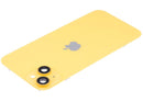 Tapa trasera con placa y iman MagSafe para iPhone 14 Plus (Amarillo)