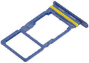 Bandeja dual SIM azul premium para Samsung Galaxy A17 5G (A176), repuesto original.