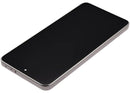 Pantalla Xiaomi 14T Titan Gray refurbished con marco, ideal para reparación de display LCD roto.