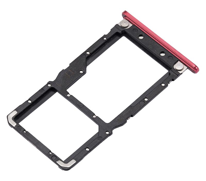 Bandeja para tarjetas SIM doble para Xiaomi Mi 8 Lite (Rojo)
