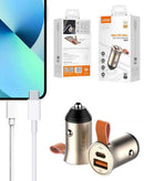 Encuentra el cargador de auto dual USB A+C LDNIO C509Q PD QC4.0 (18W) para tu dispositivo en Guatemala.