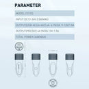 Cargador de auto LDNIO C510Q PD QC3.0 Dual USB A+C con cable USB A-L Non-MFI (3ft) (36W)