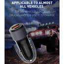 Cargador de auto LDNIO C510Q PD QC3.0 dual USB A+C con cable USB C-L (3ft) (36W)