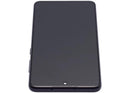 Pantalla OLED de repuesto para Samsung Galaxy S21 FE 5G en grafito, con marco, 120Hz, ideal para reparación de pantalla rota.