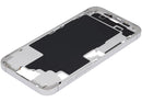 Chasis medio blanco para iPhone 16 Plus (US Version) A3082 con botones de encendido y volumen.