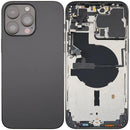 Tapa trasera usada iPhone 14 Pro Max Space Black A2651, carcasa de repuesto para reparación.