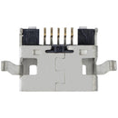 Puerto de carga Micro USB de 5 pines C182 con 4 puntos de anclaje para reparación de dispositivos electrónicos.