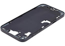 Tapa trasera original iPhone 15 Plus negra, repuesto grado B para reparación de chasis.