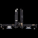 Puerto de carga USB-C flex cable color Mist Blue para reparación de iPhone 17.
