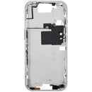 Chasis medio blanco titanio para iPhone 16 Pro, con botones de encendido y volumen, repuesto A3292.