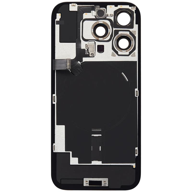 Tapa trasera con placa de acero y carga inalámbrica NFC para iPhone 16 Pro en Guatemala.