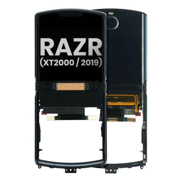 Pantalla original Motorola Razr (XT2000 / 2019) (Noir Black) en Guatemala, ideal para reparaciones en talleres y mayoristas de telefonía.