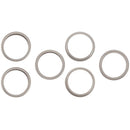 Aro de bezel para cámara trasera iPhone 15 Pro, titanio natural, set de 3 piezas, 10 unidades.