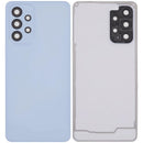 Tapa trasera azul con lente de cámara para Samsung Galaxy A33 5G (A336), repuesto original.