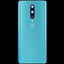 Tapa trasera de cristal OnePlus 8 color verde Glacial, repuesto original para reparación de back cover.