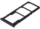 Bandeja dual SIM de repuesto para Xiaomi Redmi Note 12S en color Onyx Black.