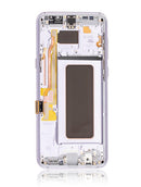 Pantalla OLED con marco para Samsung Galaxy S8 Plus Gris / Violeta