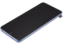 Pantalla OLED refurbished Alpine Blue para Xiaomi 13T/13T Pro con marco, lista para reparación de display.