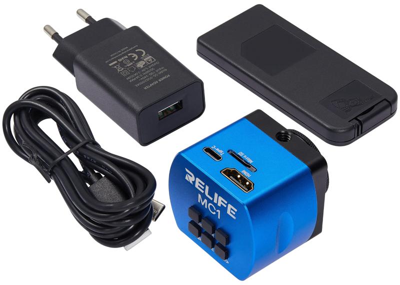 Encuentra la cámara de microscopio MC2 4K multifuncional con multimetro de Relife en Guatemala para tus proyectos de laboratorio.