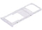 Encuentra la bandeja de tarjeta SIM para Samsung Galaxy A04 (A045 / 2022) en Guatemala, tanto para reparaciones como para reemplazos, disponible en blanco.