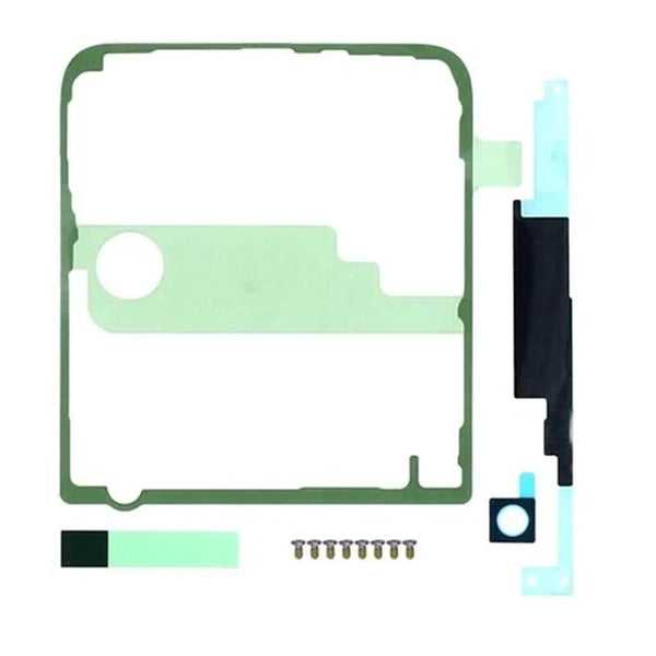 Reparacion de pantalla Samsung Galaxy Z Flip 4 con cinta adhesiva exterior superior en Guatemala.