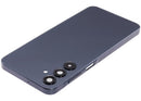 Tapa trasera azul medianoche para Samsung Galaxy A16 4G/5G, con lente de cámara integrada, sin logo.