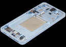 Pantalla OLED refurbished Sky Blue para Samsung Galaxy S26 5G, con marco, ideal para cambio o reparación de display roto.
