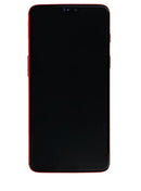 Encuentra la pantalla OLED con marco para OnePlus 6 (A6000 / A6003) color Amber Red en Guatemala.