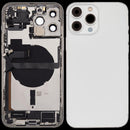 tapa trasera con puerto de carga flex iPhone 13 Pro Max (US Version) (Plateado)
