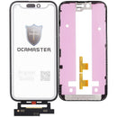 Pantalla 4 in 1 short flex con digitizador tactil, vidrio, OCA y marco preinstalado iPhone 15