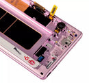 Encuentra la pantalla con marco original para Samsung Galaxy Note 9 (Lavender Purple) en Guatemala con garantía.