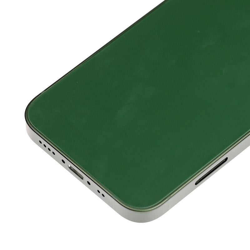 Tapa trasera para iPhone 13 Mini (Version US) Verde con componentes pequeños preinstalados