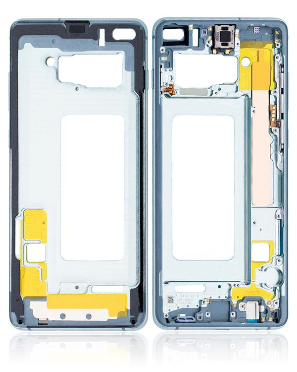 Estructura intermedia en color Prism Green para Samsung Galaxy S10 Plus disponible en Guatemala en distribuidores mayoristas de reparaciones con garantía.