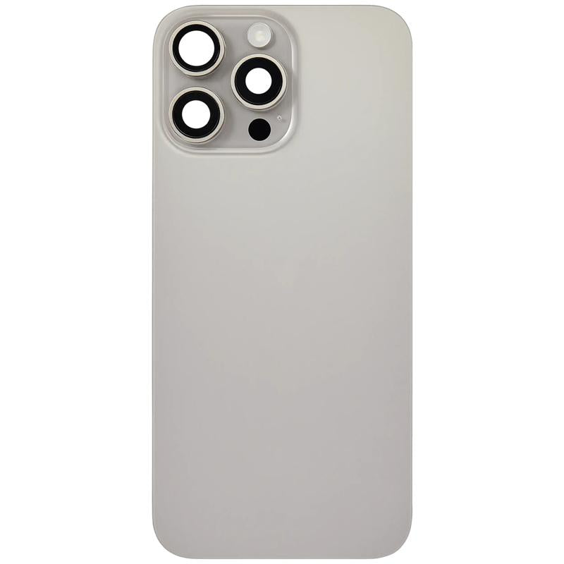 Compra una tapa trasera usada con placa de acero y carga inalámbrica para iPhone 16 Pro Max en Guatemala.