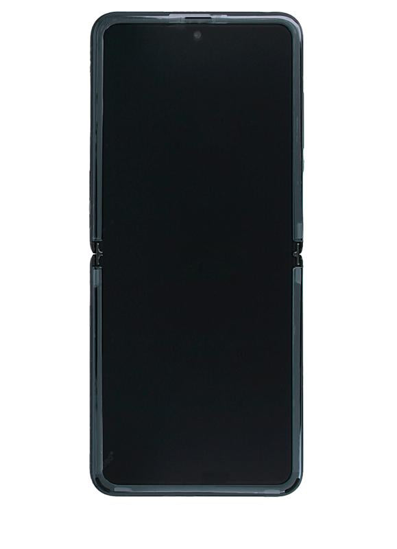 Pantalla OLED para Samsung Galaxy Z Flip 4G (F700) con marco (Mirror Black)