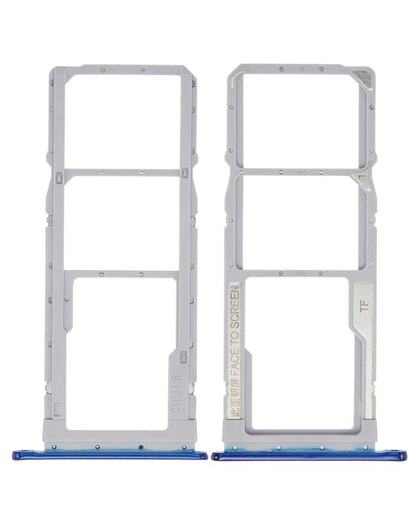 Encuentra la bandeja dual SIM para Xiaomi Redmi 7A en Guatemala con garantía, disponible en Morning Blue en mayoristas de accesorios y reparaciones de celulares.
