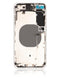 Tapa trasera para iPhone 8 Plus con componentes pequeños pre-instalados (Usada, Grado A) (Plata)