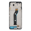 Pantalla LCD negra premium con marco para Xiaomi Redmi 13C/Poco C65, repuesto de display para reparación.