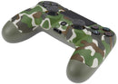 Control inalámbrico DoubleShock 4 para PlayStation 4, camuflaje verde, ergonómico.